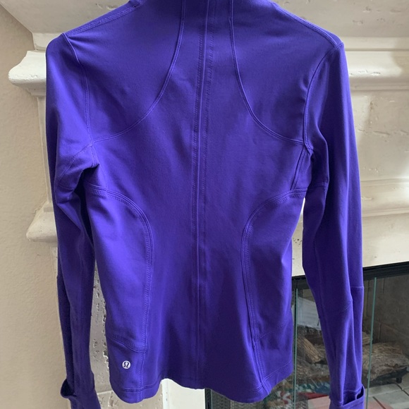 Lululemon purple long sleeve zip up size 6 - Picture 2 of 7